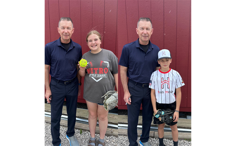 MLB Chris Sabo with Lilly Kennedy & Liam Eastwood 