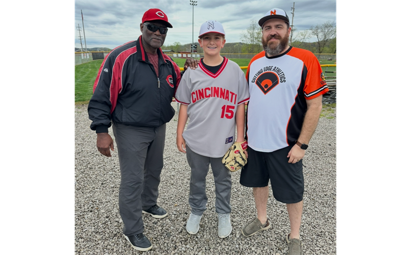 MLB George Foster, Brady Ullman, & President Shawn Huffman